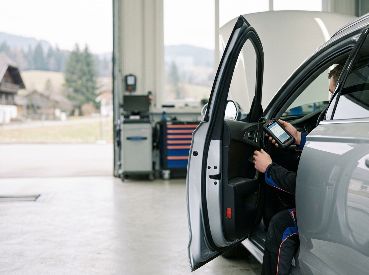 Fahrzeugdiagnose in der Werkstatt